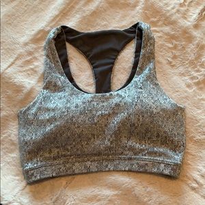 Small grey Gymshark Flur Sports bra